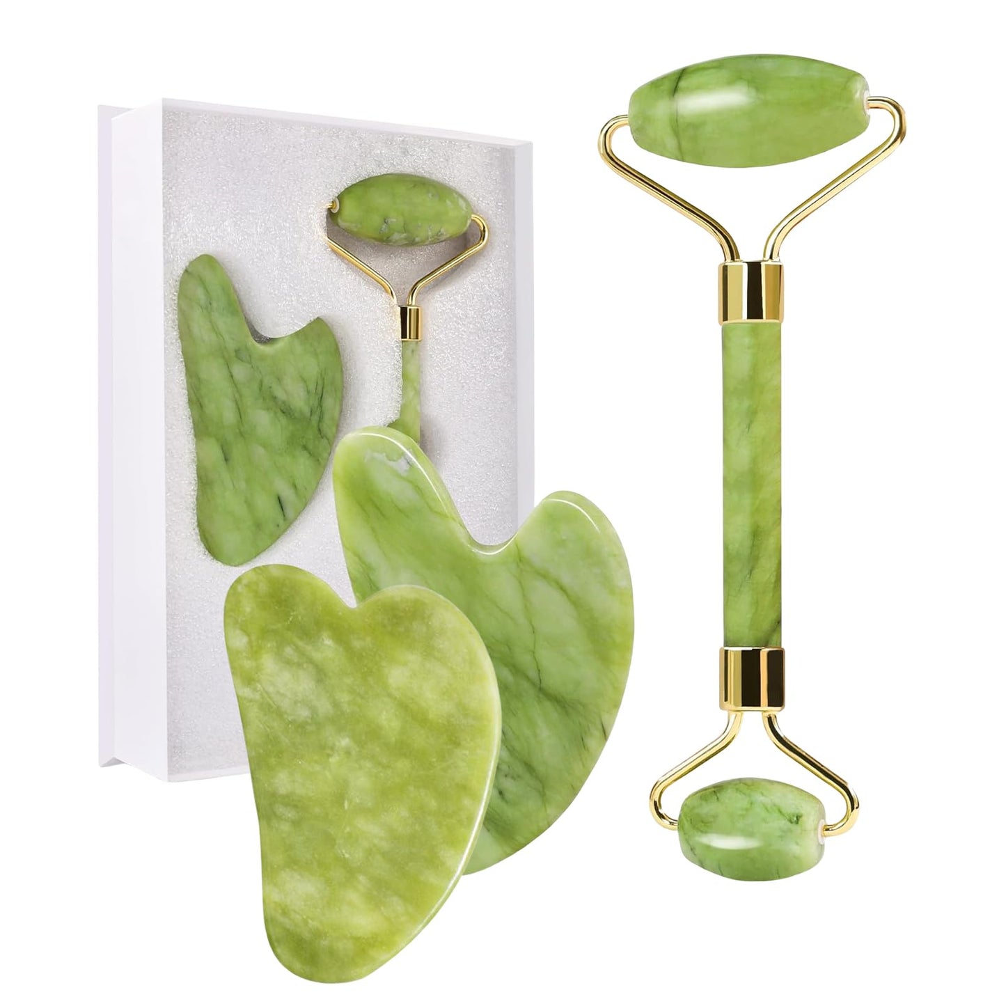 LINDO – SET JADE ROLLER & GUA SHA