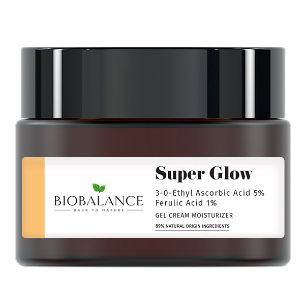 BIOBALANCE Gel Crème Super GLOW 3-0 Éthyl Ascorbique 5% + Acide Férulique 1%