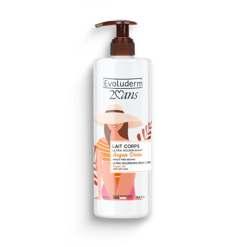 EVOLUDERM lait ultra nourrissant à l'huile d'argant
