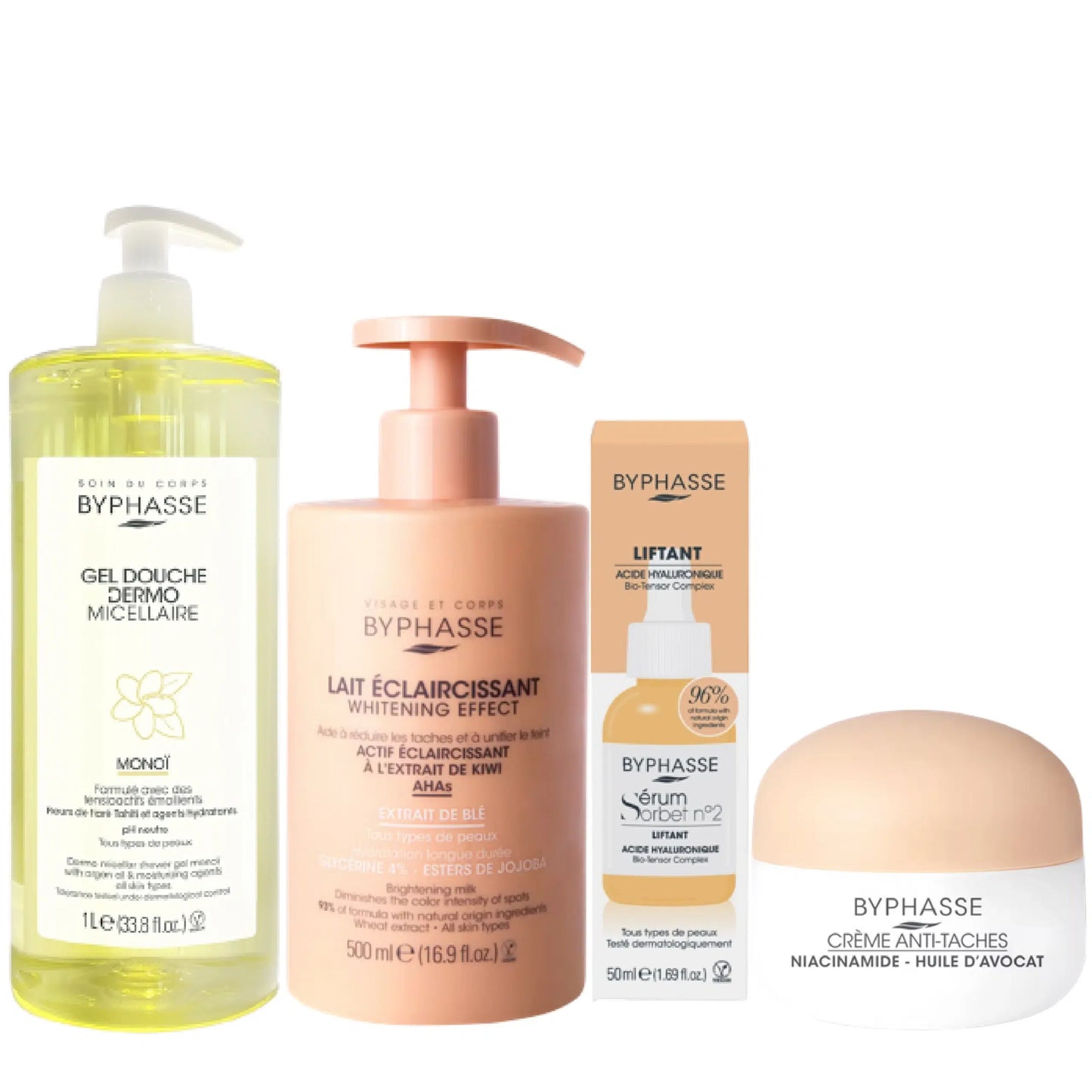 BYPHASSE gamme reparatrice pour tout type de peau