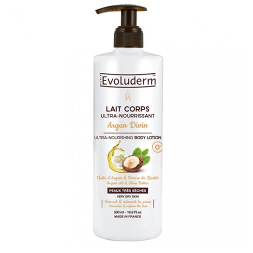 EVOLUDERM lait ultra nourrissant à l'argan divin