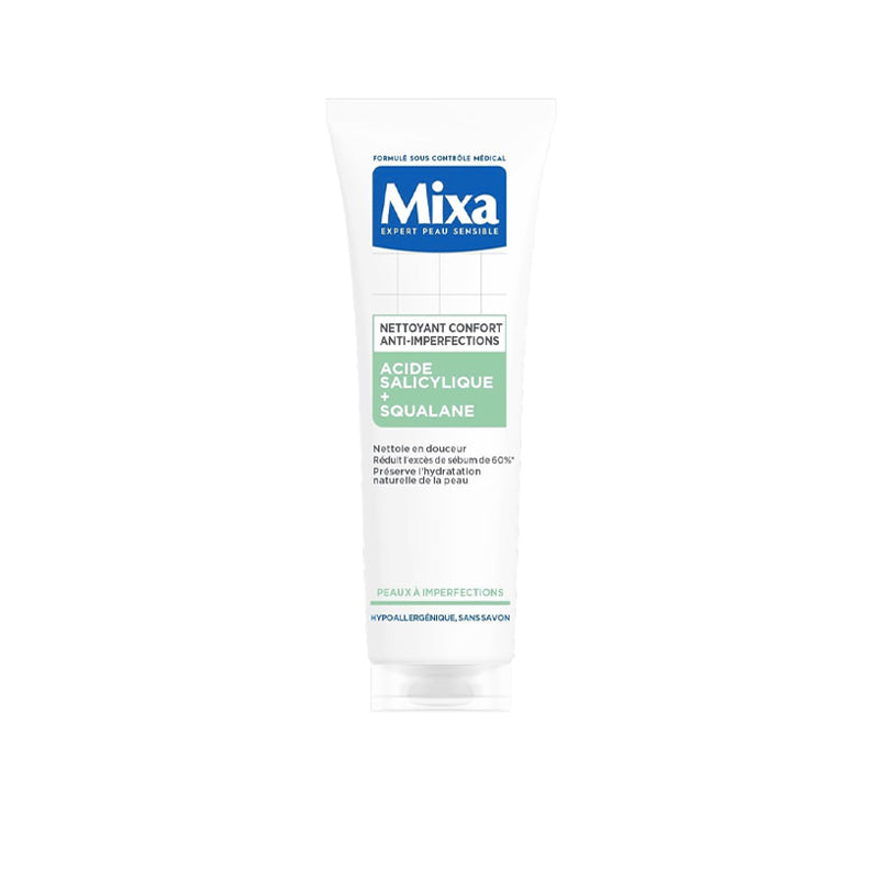 MIXA gel nettoyant confort anti imperfections