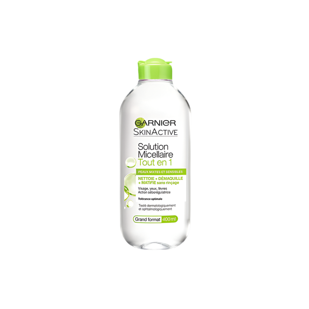 GARNIER SkinActive Micellaire Matifiante Démaquillante Peaux Mixtes et Sensibles