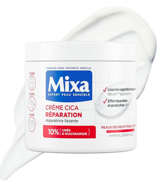 MIXA Crème Cica Reparation - Visage, Corps, Mains