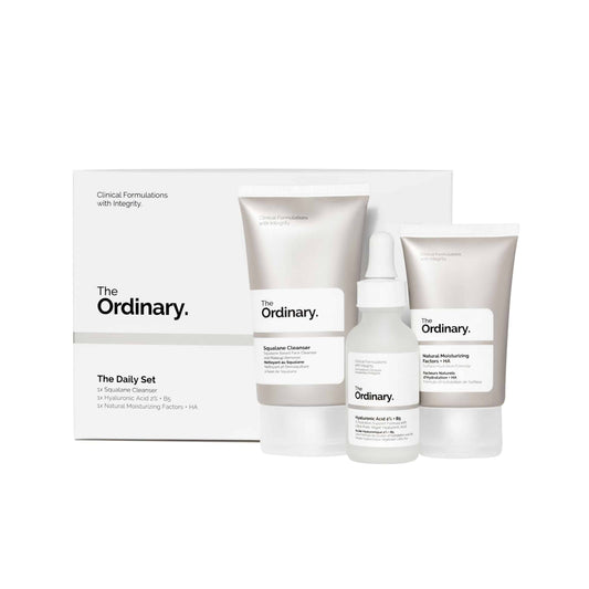THE ORDINARY , le set quotidien coffret soin visage 3pcs