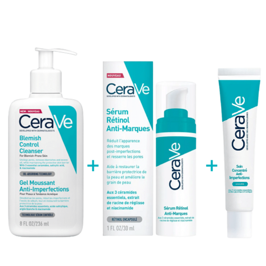 CERAVE Gamme Anti-Imperfections, Anti-Marques et Boutons