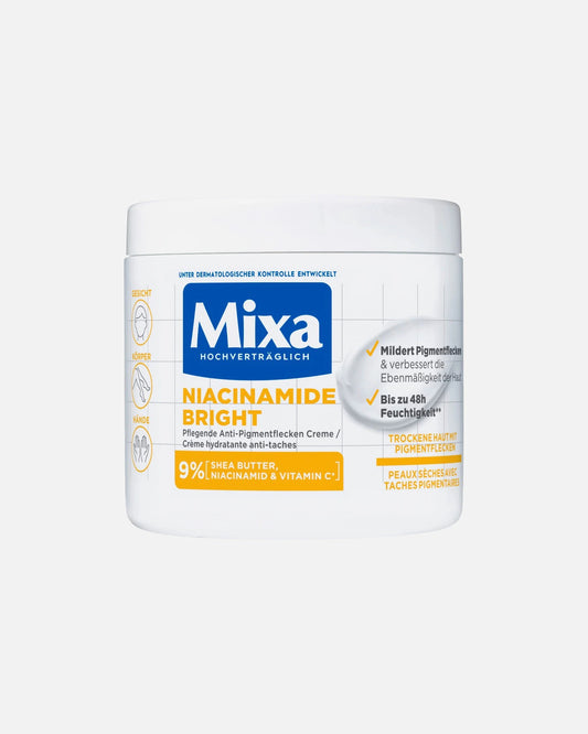 MIXA Crème Corps Réparatrice Éclat à la Niacinamide