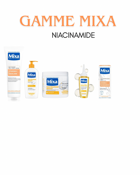 MIXA Gamme à la Niacinamide – L’éclat en toute douceur pour les peaux sensibles