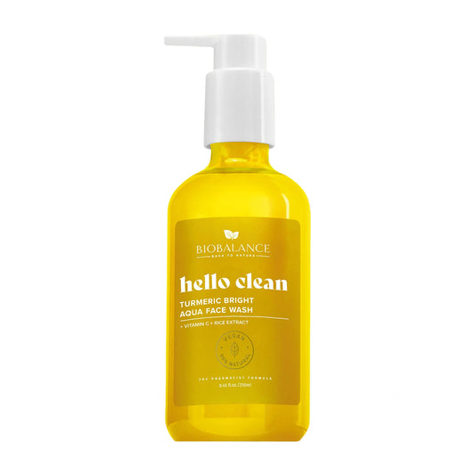 BIOBALANCE hello clean HELLO CLEAN CURCUMA GEL NETTOYANT VISAGE AQUA 250 ML