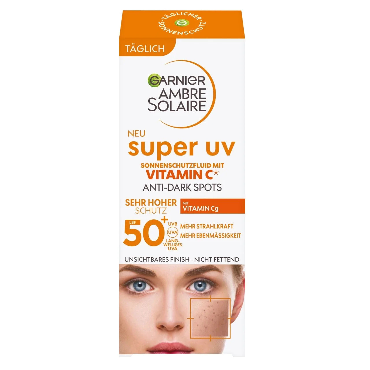 GARNIER Fluide Visage Solaire Spf50 Super UV mit Vitamin C 40 ml