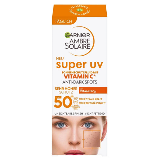 GARNIER Fluide Visage Solaire Spf50 Super UV mit Vitamin C 40 ml