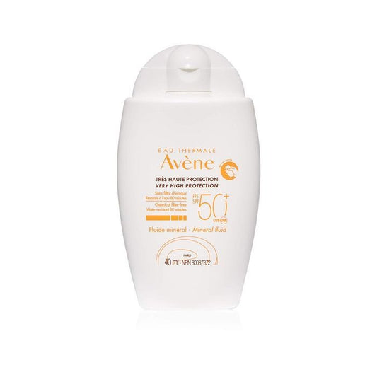 AVENE crème solaire fluide mineral spf 50+
