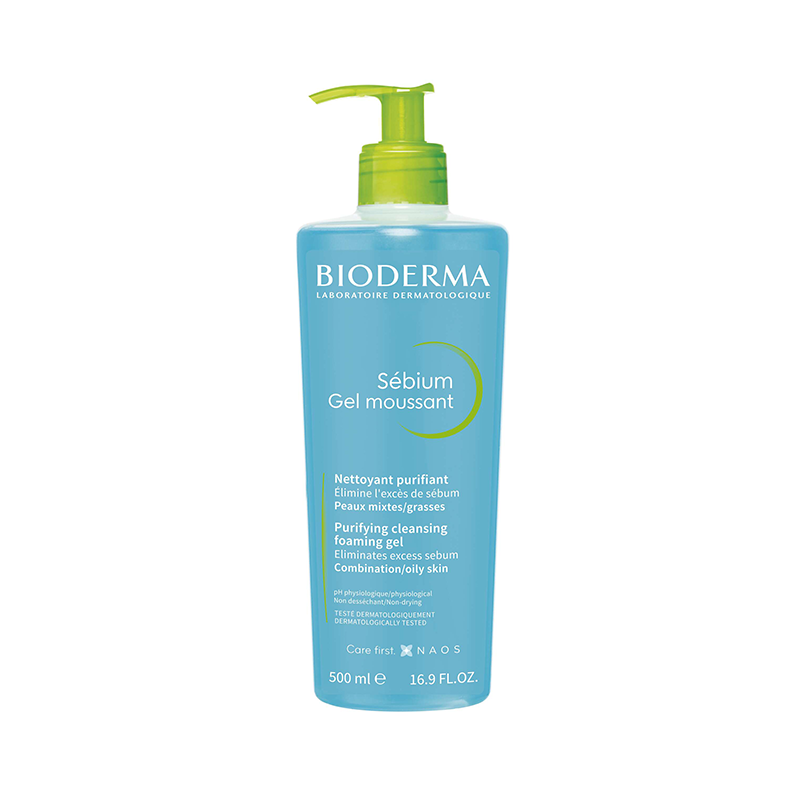 BIODERMA Gel nettoyant purifiant en flacon Sébium Peaux mixtes/grasses