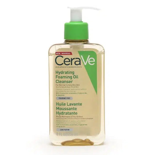 CERAVE hydrating foaming oil cleanser