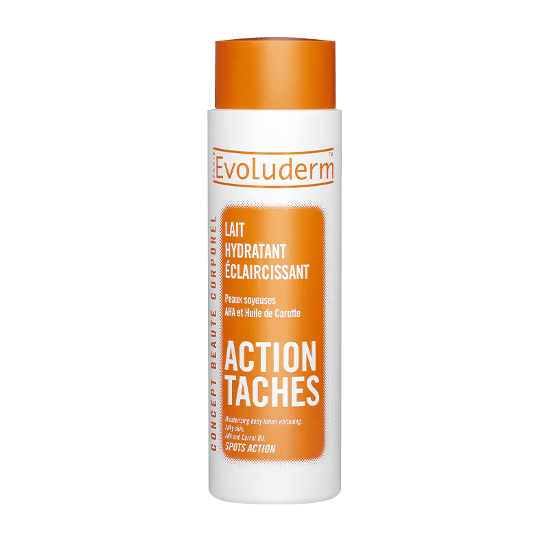 EVOLUDERM lait hydratant eclaircissant action anti taches