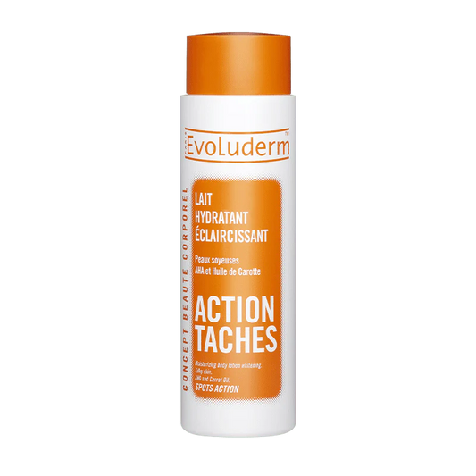 EVOLUDERM lait hydratant eclaircissant action anti taches