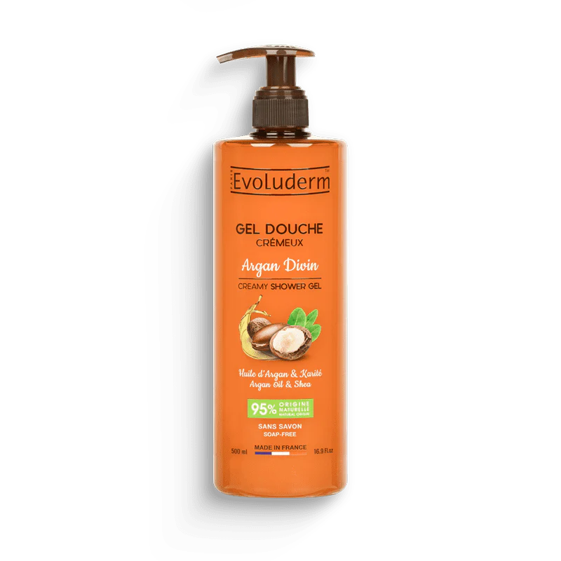 EVOLUDERM gel douche crémeux à l'argan divin