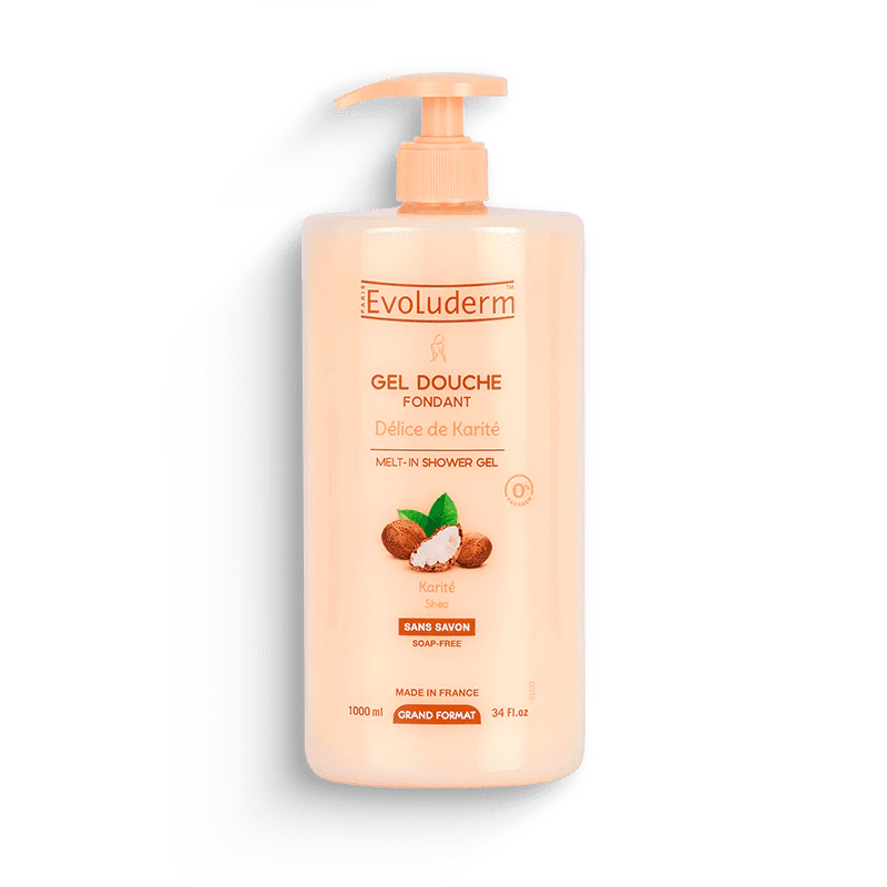 EVOLUDERM gen douche fondant au karité