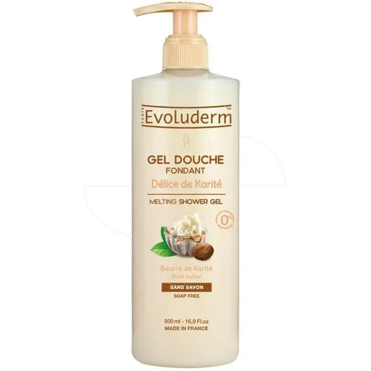 EVOLUDERM gel douche fondant au beurre de karité