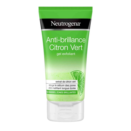 NEUTROGENA gel exfoliant anti brillance citron vert